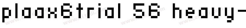plaax6trial 56 heavy字体转换